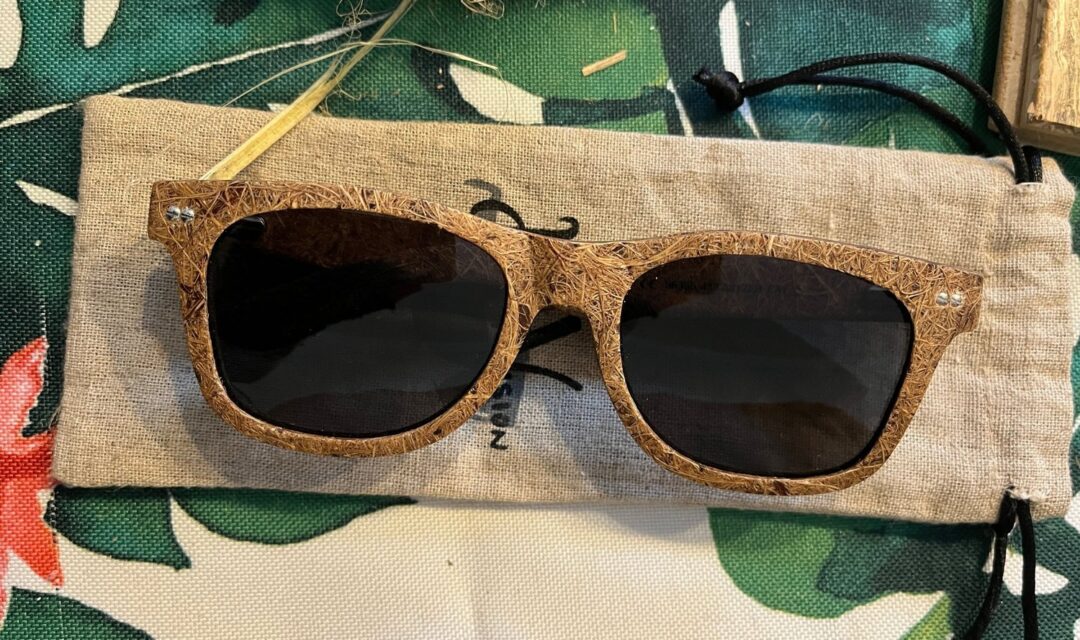 Many things can be made from industrial hemp, including these sunglasses.