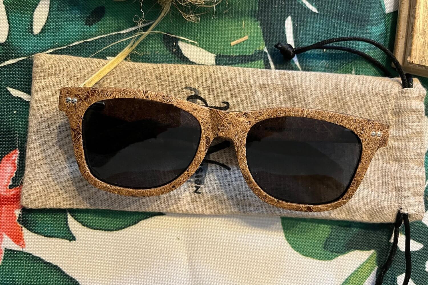 Many things can be made from industrial hemp, including these sunglasses.