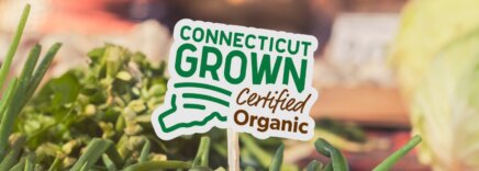 CT Grown Certified Organic Logo with background