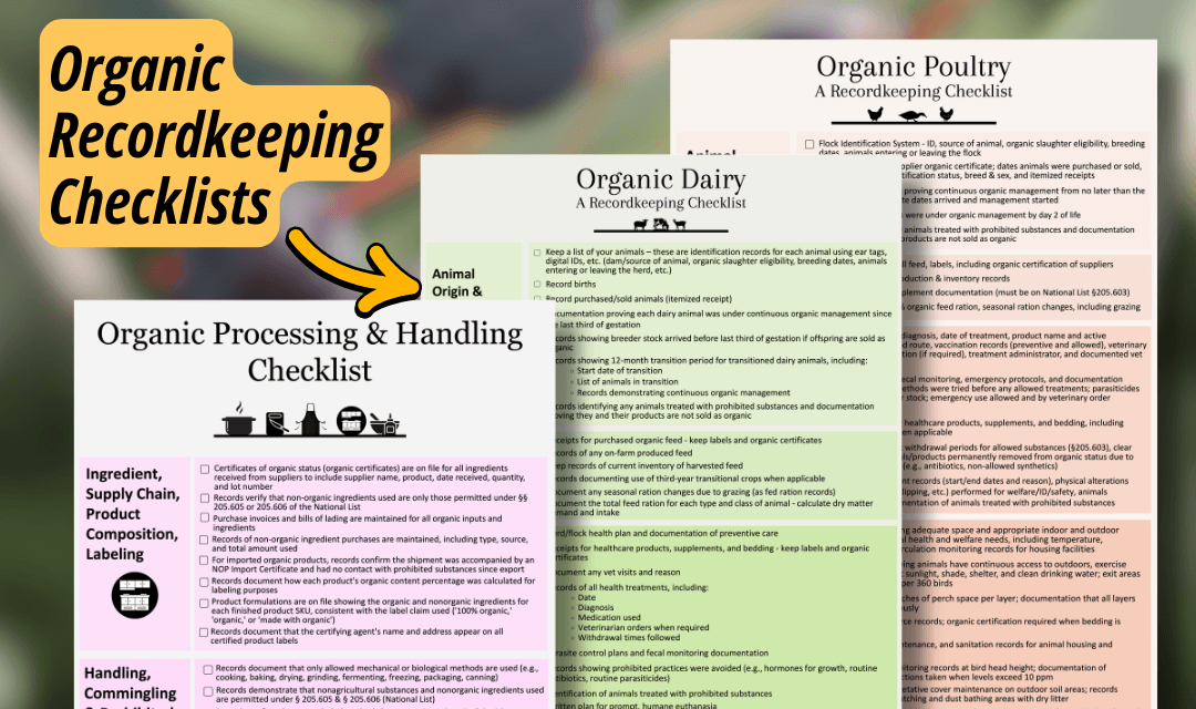 TOPP Organic Recordkeeping news banner TOPP Organic Recordkeeping news banner