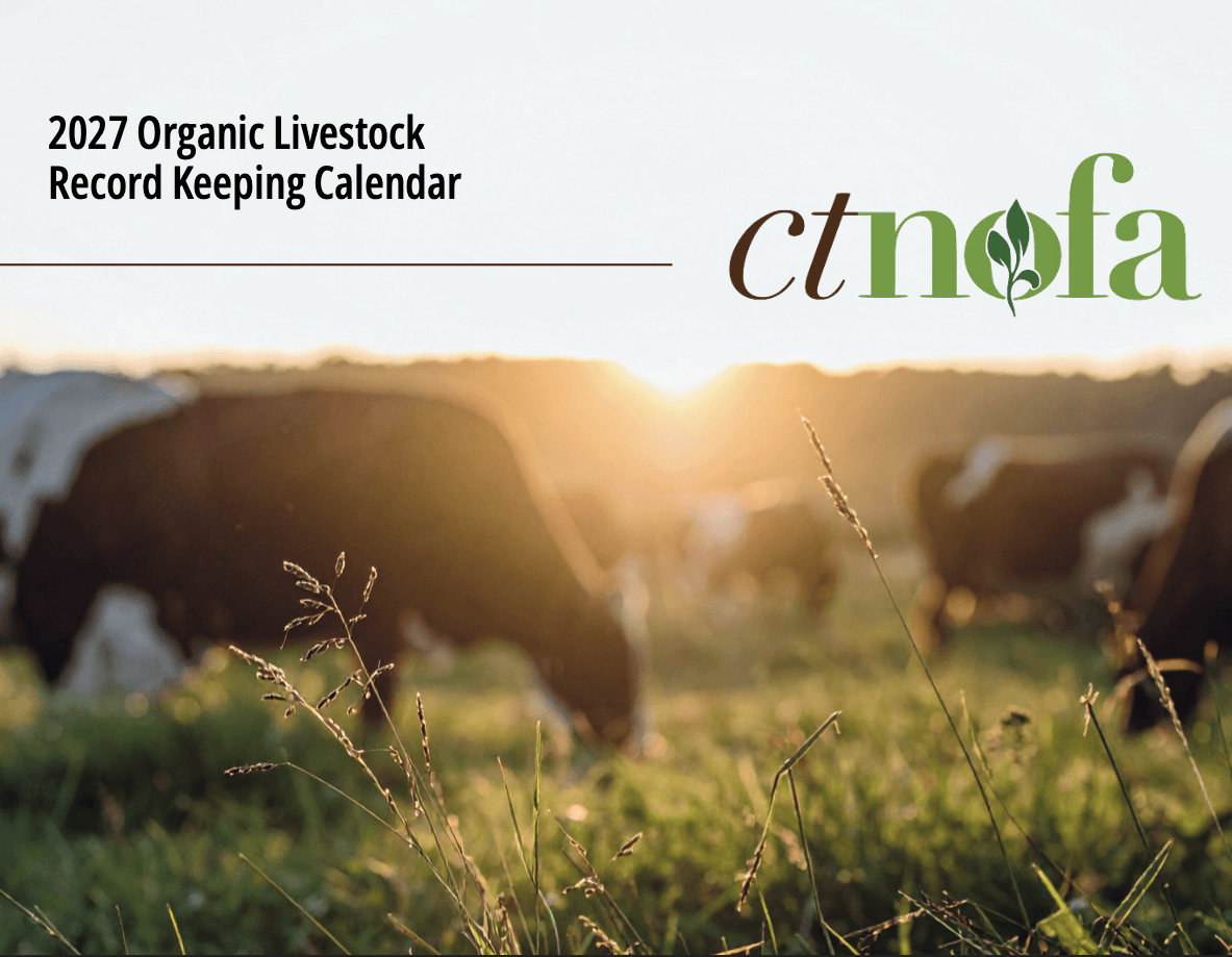 2027 Organic Livestock Record Keeping Calendar Header