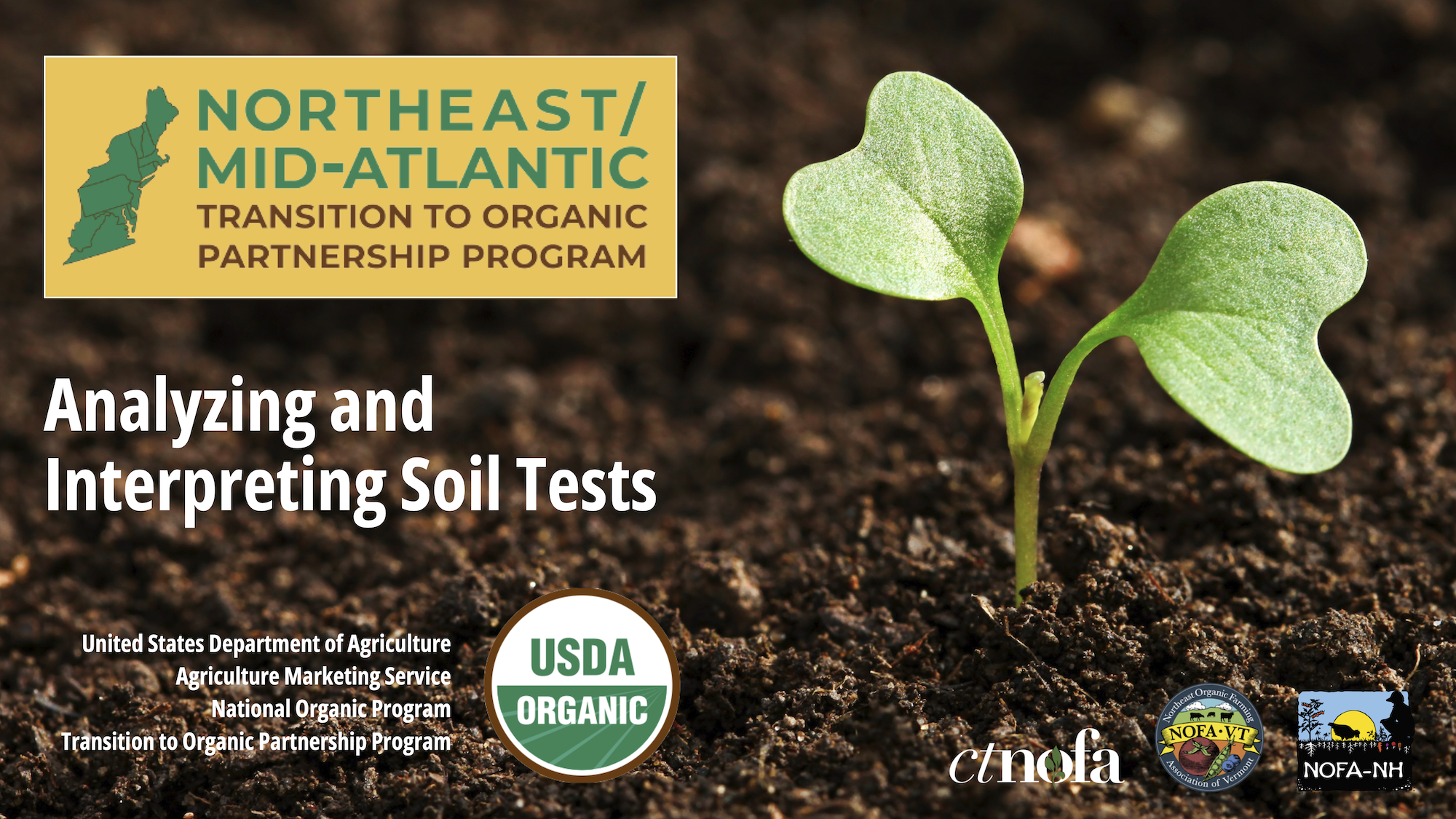 Soil Testing Webinar - Opening Slide